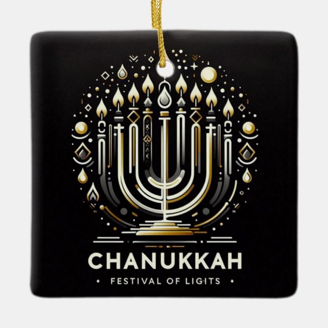 Chanukkah Ceramic Ornament (Framsida)