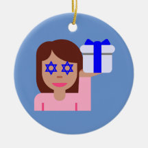 Chanukkah hair flip emoji