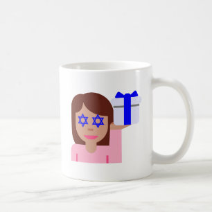 Chanukkah hair flip emoji kaffemugg