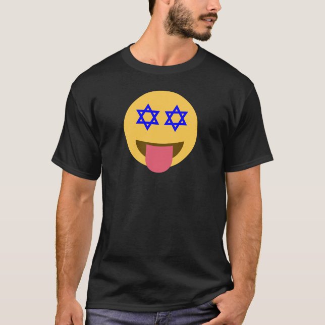 chanukkah hanukkah emoji t shirt (Framsida)