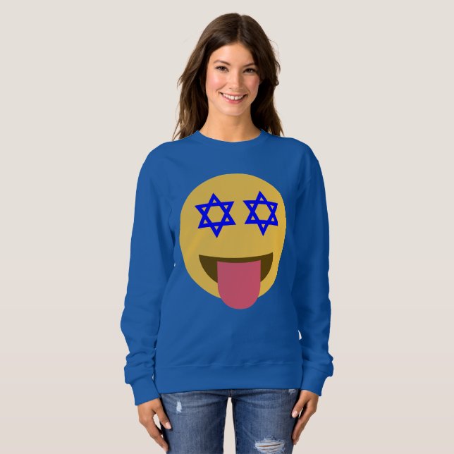 chanukkah hanukkah emoji Women-tröjor Tee (Hel framsida)