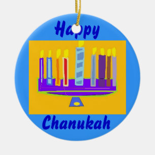 CHANUKKAH ORNAMENTS - JUDAIC GIFTS & SuppLIES Julgransprydnad Keramik