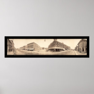 Chanute Kansas foto 1909 Poster
