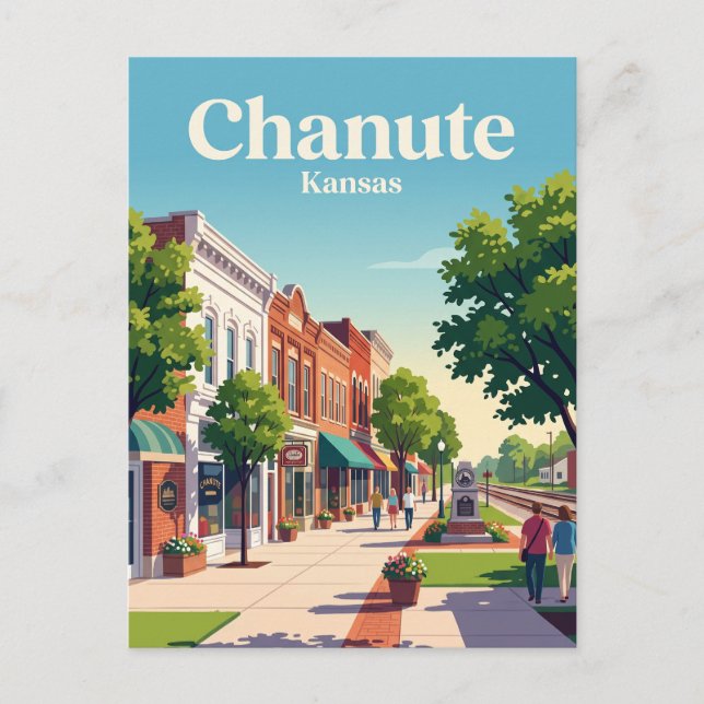 Chanute, Kansas Vykort (Framsida)
