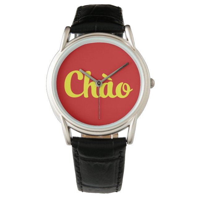 Chào/Hej ~ Vietnam/Vietnam/Tidig ng Virunt Armbandsur (Framsida)