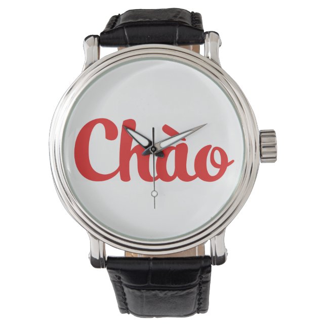 Chào/Hej ~ Vietnam/Vietnam/Tidig ng Virunt Armbandsur (Framsida)