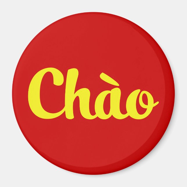 Chào/Hej ~ Vietnam/Vietnam/Tidig ng Virunt Magnet (Framsidan)