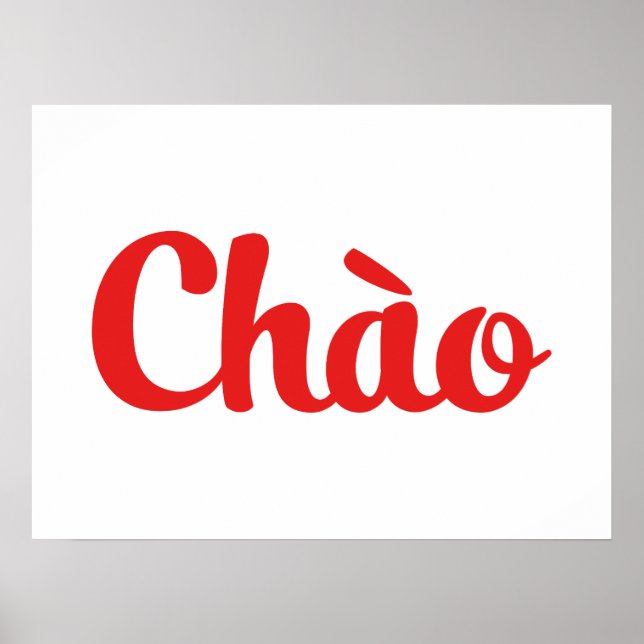 Chào/Hej ~ Vietnam/Vietnam/Tidig ng Virunt Poster (Framsidan)