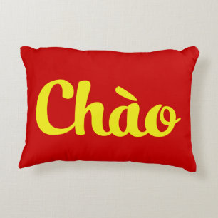 Chào/Hej ~ Vietnam/Vietnam/Tidig ng Virunt Prydnadskudde