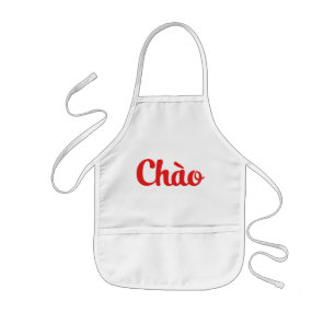 Chào/hej~ Vietnam/vietnames/Tiếng Việt Barnförkläde