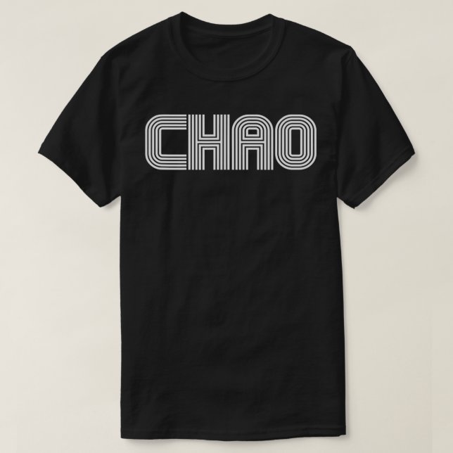 Chao Namn Family Retro 70-talets skogsdwell från R T Shirt (Design framsida)