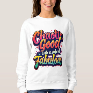 Chaootisk Bra med svett - brant typografi T Shirt