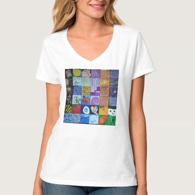 Chaos 36 Mini Drop Dam-T-Shirt T Shirt (Framsida)