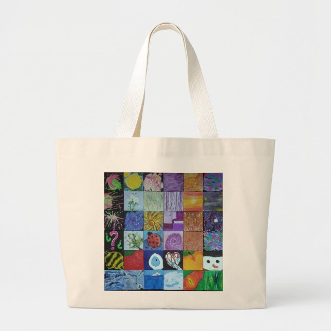 Chaos 36 Mini Drop Tote Bag Jumbo Tygkasse (Framsidan)