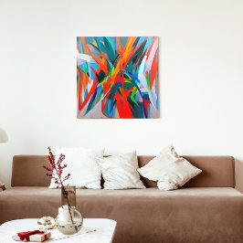 Chaos abstrakt wall art poster
