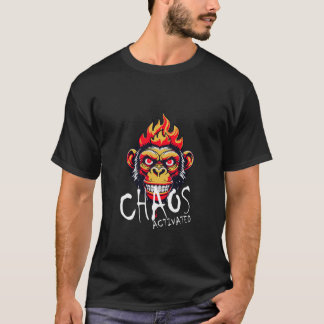 Chaos-aktiverad Premium-grafik T-shirt