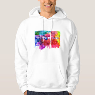 Chaos är min tröst Zon - Abstrakt Art Tee Hoodie