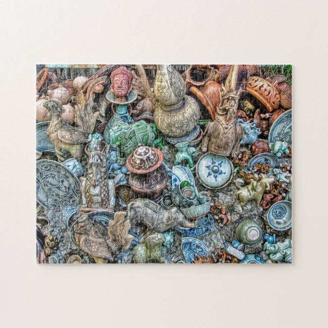 Chaos & Beauty Gömt Object Jigszle Puzzle Pussel (Horisontell)