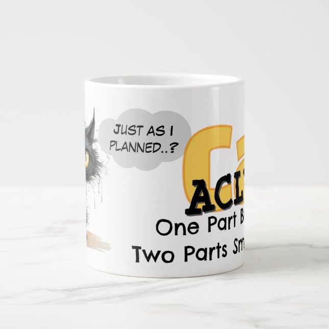 Chaos Cat 20oz Mug – Alysm: One Part Brilliance Jumbo Mugg (Framsidan)
