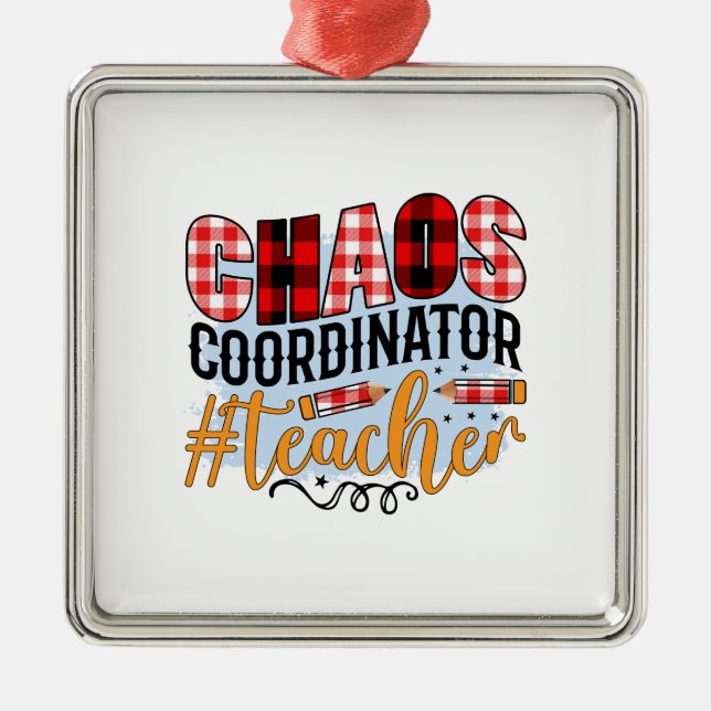 Chaos Coordination Teacher Julgransprydnad Metall (Framsidan)