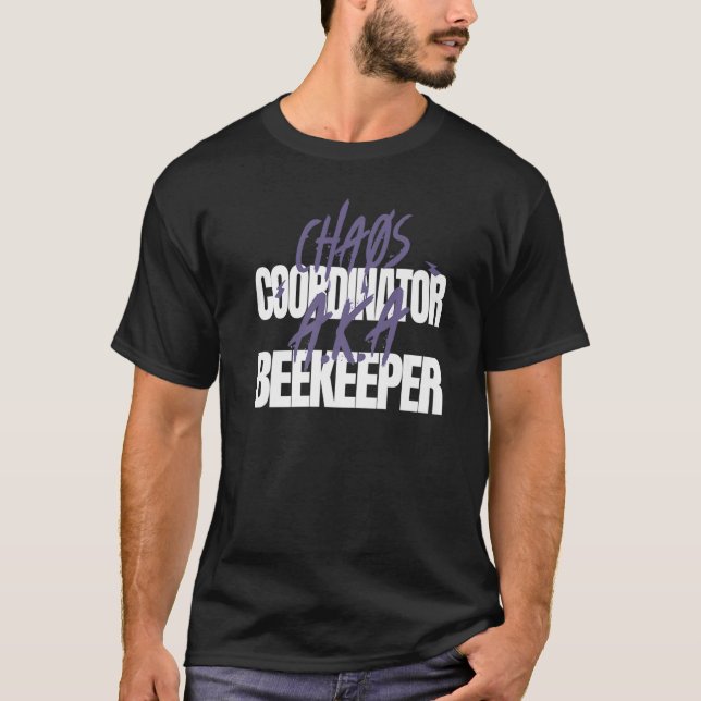 Chaos Coordinator A.K.A. Bibiodlingsbidrag T Shirt (Framsida)