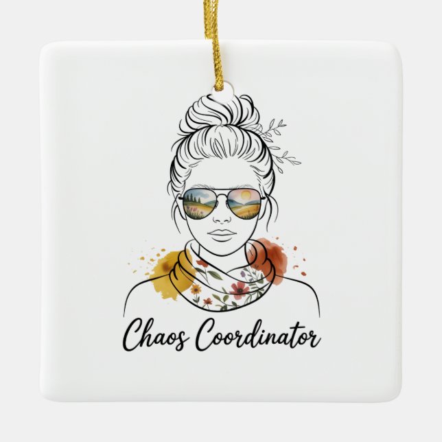 Chaos Coordinator﻿ Julgransprydnad Keramik (Framsida)