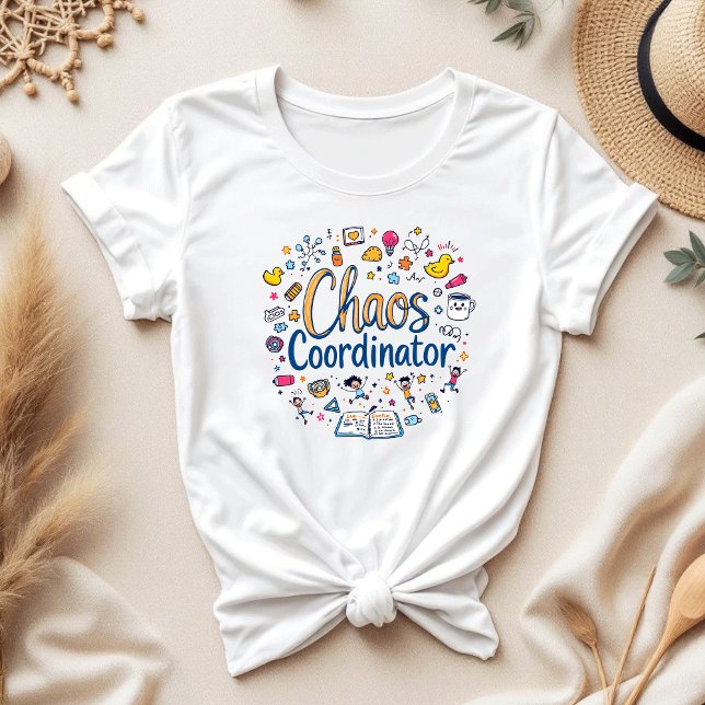 Chaos Coordinator | Mamma Gift | Funny Mors dag T Shirt (Skapare uppladdad)