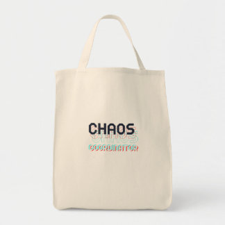 Chaos Coordinator, Mamma, Lärare Tote Bag Tygkasse