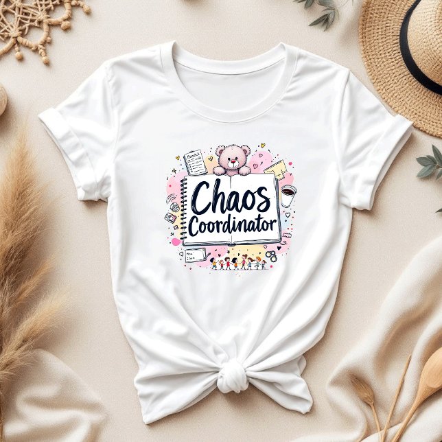 Chaos Coordinator | Mamma Life | Funny Mors dag T Shirt (Skapare uppladdad)