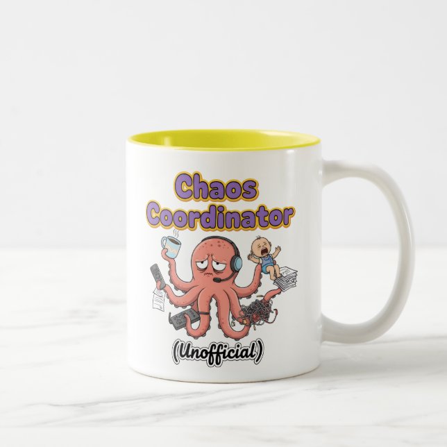Chaos Coordinator mug Två-Tonad Mugg (Höger)