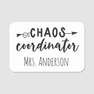 Chaos Coordinator Office Coworking Mamma Namnbricka