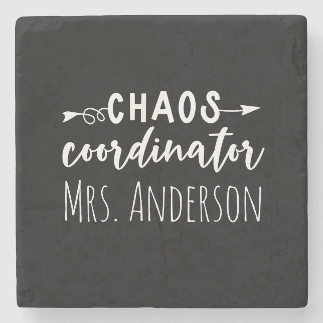 Chaos Coordinator Office Coworking Mamma Stenunderlägg (Framsidan)