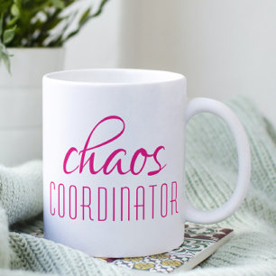 Chaos Coordinator Rosa Script Coffee Mugg