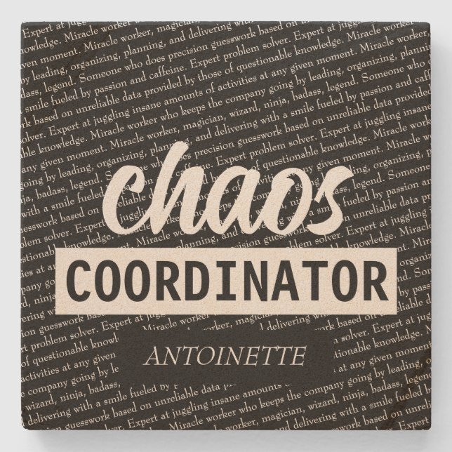 Chaos Coordinator Stenunderlägg (Framsidan)