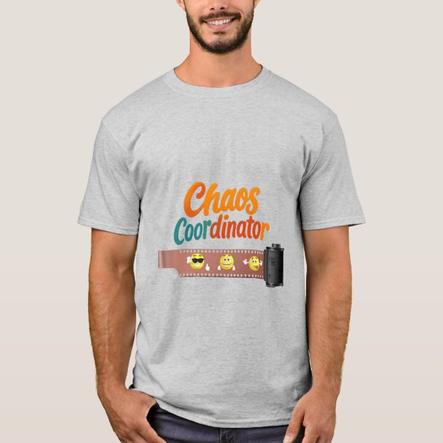 Chaos Coordinator T-Shirt | Funny Back to School T (Framsida)