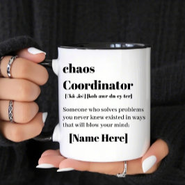 Chaos Coordinator Två-Tonad Mugg