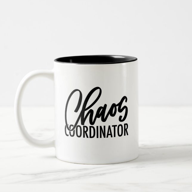 Chaos Coordinator Två-Tonad Mugg (Vänster)