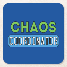 Chaos Coordinator Underlägg Papper Kvadrat
