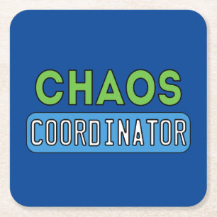 Chaos Coordinator Underlägg Papper Kvadrat