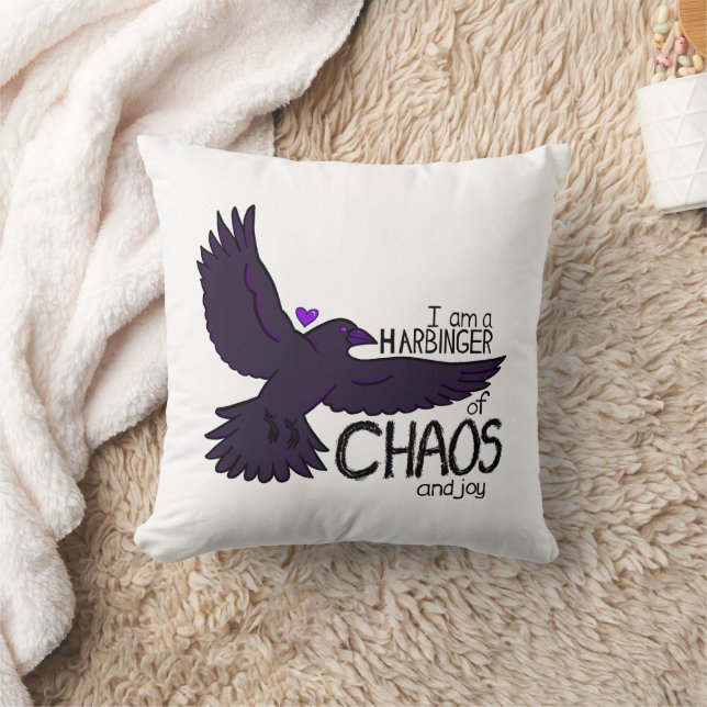 Chaos Crow Tapestry Kudde (Filt)