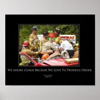 Chaos (De)Motiverande Poster