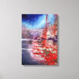 Chaos-divisionen och fruktan canvastryck