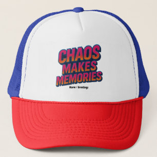 Chaos gör det praktiskt att använda Retro Synthwav Keps