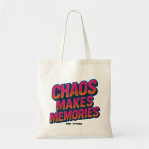 Chaos gör det praktiskt att använda Retro Synthwav Tygkasse