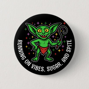 Chaos Gremlin: söt kaos som leder till pisksnurrni Knapp