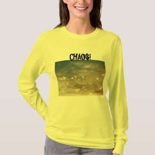 Chaos himlar och moln tee shirt
