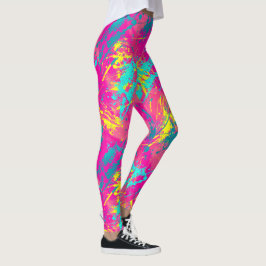 Chaos i en Rosa Dream Leggings - Roligt