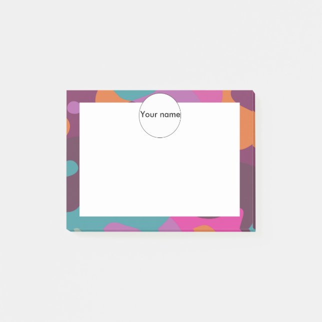 Chaos i färger post-it block (Framsida)