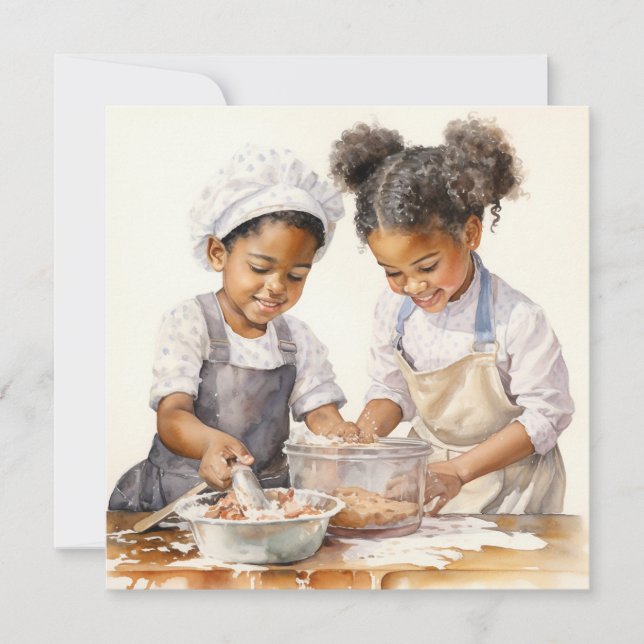 Chaos i köket: Mors dag Julkort (Framsida)