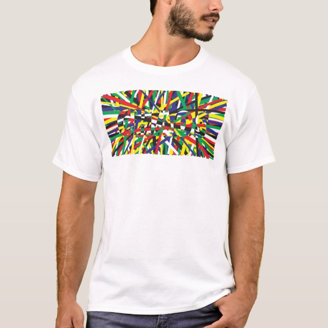 Chaos, i Primaries Tee Shirt (Framsida)